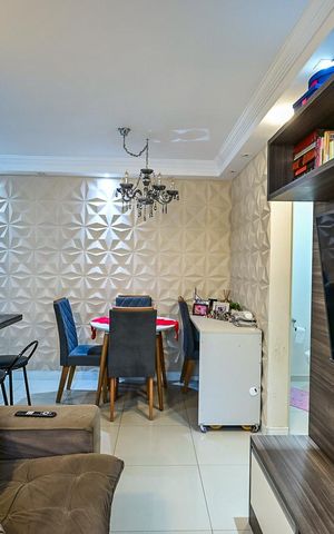 Apartamento à venda com 59m², 2 quartos e 1 vagaSala