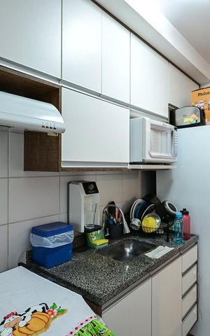 Apartamento à venda com 59m², 2 quartos e 1 vagaCozinha