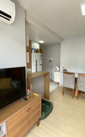Apartamento à venda com 48m², 2 quartos e 1 vaga