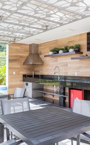 Apartamento à venda com 92m², 2 quartos e 2 vagas Apartamento à venda com 92m², 2 quartos e 2 vagasÁrea comum - Churrasqueira