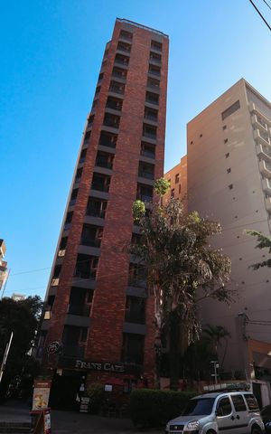 Apartamento para alugar com 45m², 1 quarto e 1 vagaFachada
