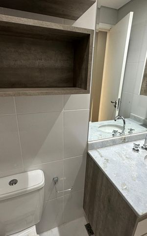 Apartamento à venda com 76m², 3 quartos e 2 vagas Apartamento à venda com 76m², 3 quartos e 2 vagasBanheiro