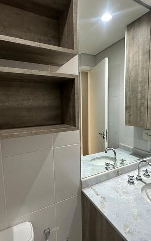 Apartamento à venda com 76m², 3 quartos e 2 vagas Apartamento à venda com 76m², 3 quartos e 2 vagasBanheiro