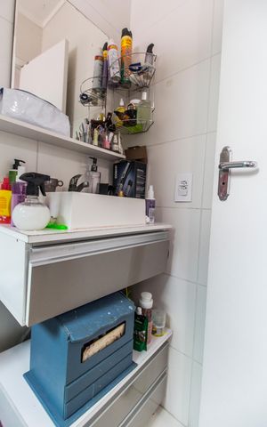 Casa de condomínio à venda com 110m², 3 quartos e 2 vagas Casa de condomínio à venda com 110m², 3 quartos e 2 vagasBanheiro da Suíte