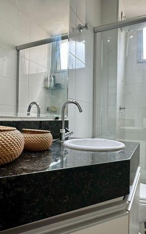Apartamento à venda com 162m², 3 quartos e 2 vagas Apartamento à venda com 162m², 3 quartos e 2 vagasBanheiro