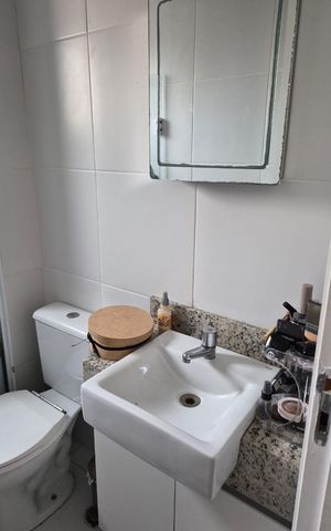 Apartamento à venda com 67m², 2 quartos e 1 vaga Apartamento à venda com 67m², 2 quartos e 1 vagaBanheiro