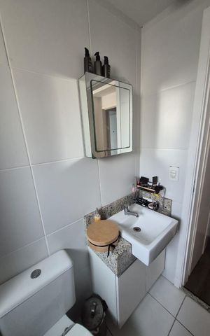 Apartamento à venda com 67m², 2 quartos e 1 vaga Apartamento à venda com 67m², 2 quartos e 1 vagaBanheiro