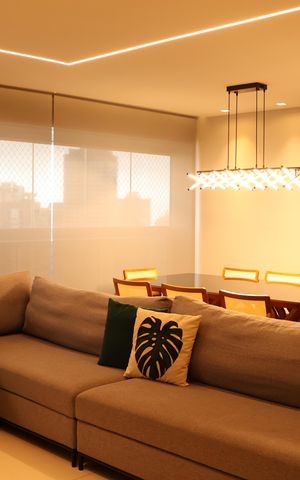 Apartamento à venda com 125m², 3 quartos e 2 vagasSala de tv e jantar