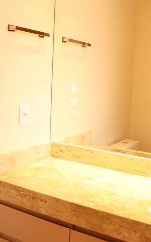 Apartamento à venda com 125m², 3 quartos e 2 vagasBanheiro da Suíte 3