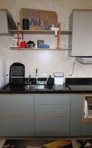 Studio para alugar com 30m², 1 quarto e sem vagaCozinha