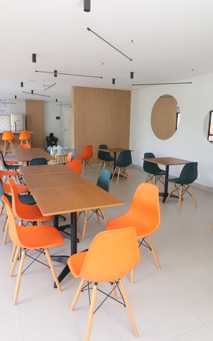 Apartamento à venda com 38m², 2 quartos e sem vagaÁrea comum - Salão de festas