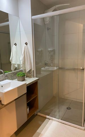 Apartamento para alugar com 27m², 1 quarto e sem vaga Apartamento para alugar com 27m², 1 quarto e sem vagaBanheiro