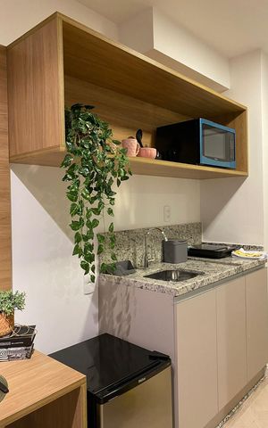 Apartamento para alugar com 27m², 1 quarto e sem vaga Apartamento para alugar com 27m², 1 quarto e sem vagaCozinha