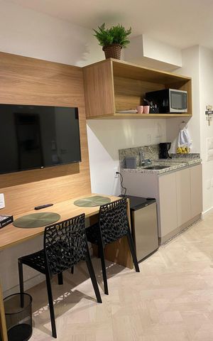 Apartamento para alugar com 27m², 1 quarto e sem vaga Apartamento para alugar com 27m², 1 quarto e sem vagaCozinha