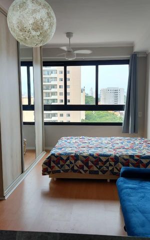 Studio à venda com 28m², 1 quarto e sem vaga