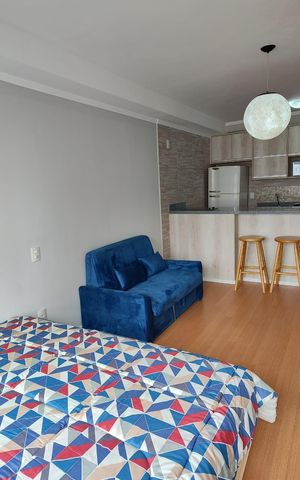 Studio à venda com 28m², 1 quarto e sem vaga