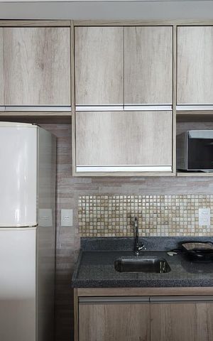 Studio à venda com 28m², 1 quarto e sem vaga