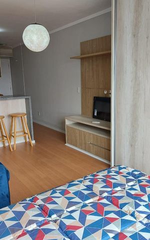 Studio à venda com 28m², 1 quarto e sem vaga