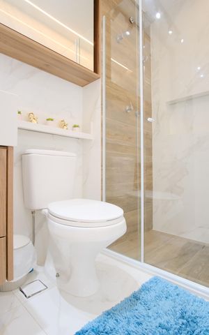 Apartamento à venda com 58m², 2 quartos e 1 vagaBanheiro Social