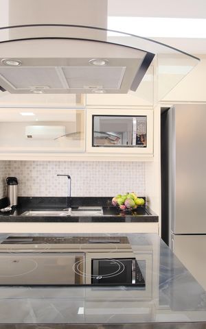 Apartamento à venda com 58m², 2 quartos e 1 vagaCozinha e Área de Serviço