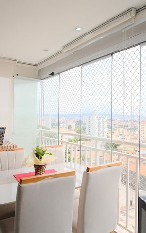 Apartamento à venda com 58m², 2 quartos e 1 vagaVaranda