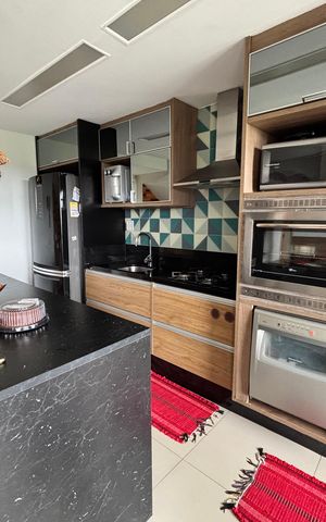 Apartamento à venda com 2m², 3 quartos e 2 vagas Apartamento à venda com 2m², 3 quartos e 2 vagasCozinha