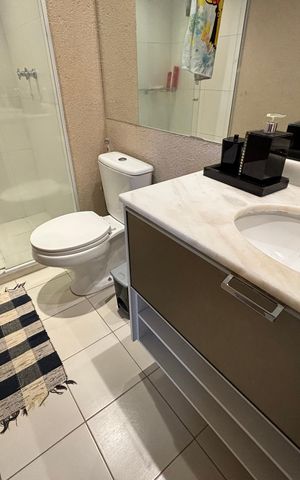 Apartamento à venda com 2m², 3 quartos e 2 vagas Apartamento à venda com 2m², 3 quartos e 2 vagasBanheiro do Quarto 3