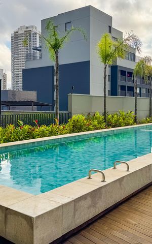 Apartamento à venda com 37m², 1 quarto e sem vaga Apartamento à venda com 37m², 1 quarto e sem vagaPiscina