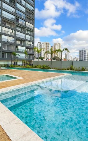 Apartamento à venda com 37m², 1 quarto e sem vaga Apartamento à venda com 37m², 1 quarto e sem vagaPiscina