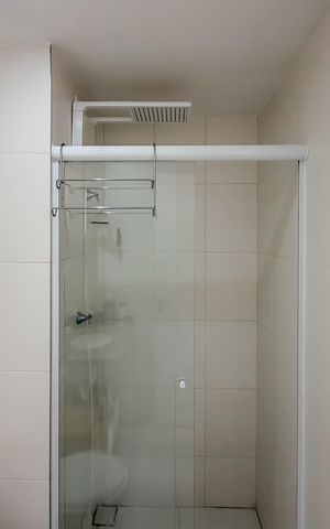 Apartamento à venda com 37m², 1 quarto e sem vaga Apartamento à venda com 37m², 1 quarto e sem vagaBanheiro da Suíte