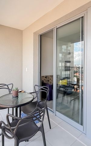 Apartamento à venda com 37m², 1 quarto e sem vaga Apartamento à venda com 37m², 1 quarto e sem vagaVaranda
