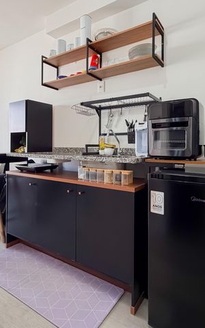 Apartamento à venda com 37m², 1 quarto e sem vaga Apartamento à venda com 37m², 1 quarto e sem vagaCozinha e Área de Serviço