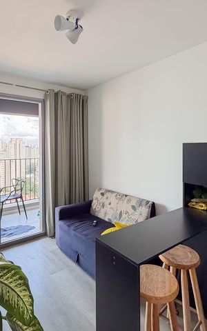 Apartamento à venda com 37m², 1 quarto e sem vaga Apartamento à venda com 37m², 1 quarto e sem vagaSala