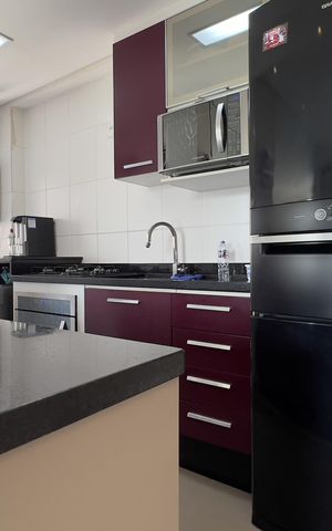 Apartamento à venda com 62m², 3 quartos e 1 vaga Apartamento à venda com 62m², 3 quartos e 1 vagaCozinha e Área de Serviço