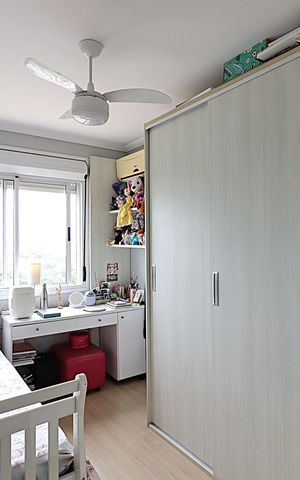 Apartamento à venda com 95m², 3 quartos e 2 vagasQuarto 3 