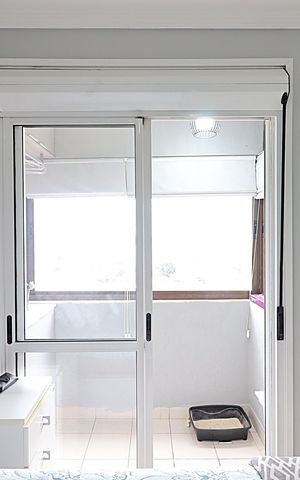 Apartamento à venda com 95m², 3 quartos e 2 vagasPorta janela da Suíte