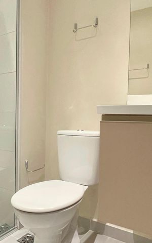 Apartamento para alugar com 55m², 1 quarto e sem vaga Apartamento para alugar com 55m², 1 quarto e sem vagaBanheiro da Suíte