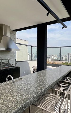 Apartamento para alugar com 55m², 1 quarto e sem vaga Apartamento para alugar com 55m², 1 quarto e sem vagaChurrasqueira