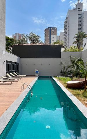 Apartamento para alugar com 55m², 1 quarto e sem vaga Apartamento para alugar com 55m², 1 quarto e sem vagaPiscina