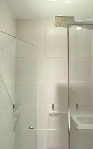Apartamento para alugar com 55m², 1 quarto e sem vaga Apartamento para alugar com 55m², 1 quarto e sem vagaBanheiro da Suíte