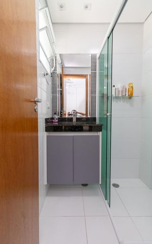 Apartamento à venda com 50m², 2 quartos e sem vagaBanheiro da Suíte