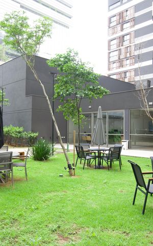 Studio para alugar com 24m², 1 quarto e sem vaga Studio para alugar com 24m², 1 quarto e sem vagaÁrea comum - Churrasqueira