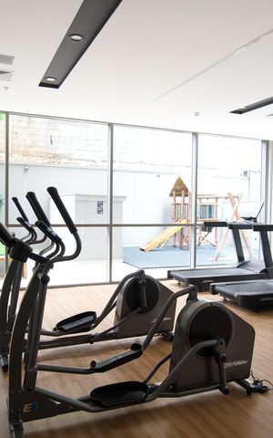 Studio para alugar com 24m², 1 quarto e sem vaga Studio para alugar com 24m², 1 quarto e sem vagaÁrea comum - Academia