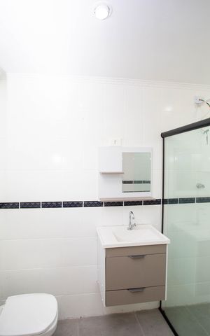 Casa para alugar com 130m², 2 quartos e 1 vagaBanheiro da Suíte 1