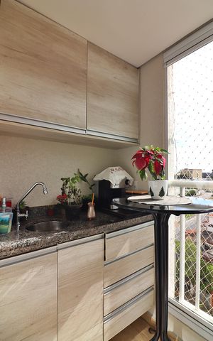 Apartamento à venda com 60m², 2 quartos e 1 vagaSala Sacada 