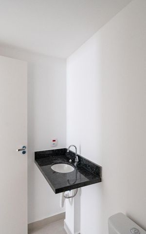 Apartamento à venda com 30m², 1 quarto e sem vaga Apartamento à venda com 30m², 1 quarto e sem vagaBanheiro Social