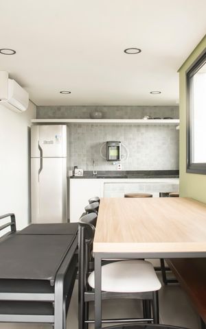 Studio à venda com 34m², 1 quarto e sem vagaÁrea comum - Cozinha gourmet