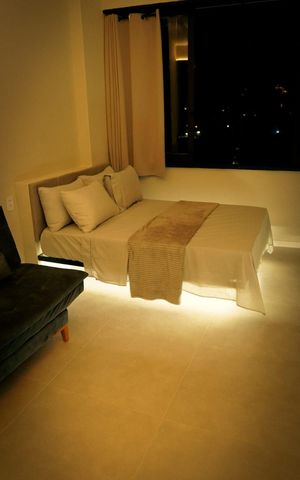 Studio para alugar com 32m², 1 quarto e sem vagaQuarto