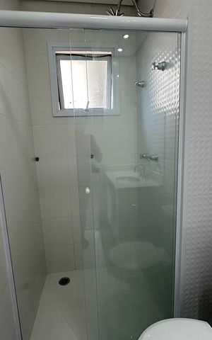 Apartamento para alugar com 49m², 1 quarto e 1 vaga Apartamento para alugar com 49m², 1 quarto e 1 vagaBanheiro da Suíte