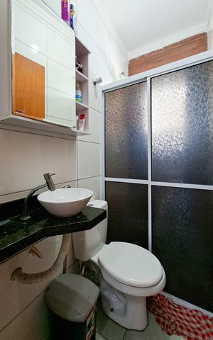 Casa de condomínio para alugar com 70m², 2 quartos e 1 vaga Casa de condomínio para alugar com 70m², 2 quartos e 1 vagaBanheiro